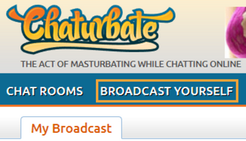 You can get to your Chaturbate 'Token Stats' by clicking 'Broadcast Yourself'