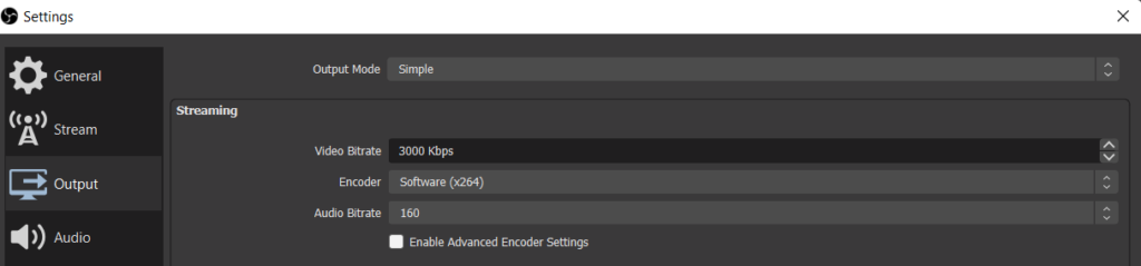 Setting Up OBS for Chaturbate - Configuring Output Settings